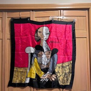Vintage 1980s Picasso themed scarf